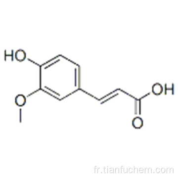 Acide 2-propénoïque, 3- (4-hydroxy-3-méthoxyphényl) -, (57187851,2E) - CAS 537-98-4